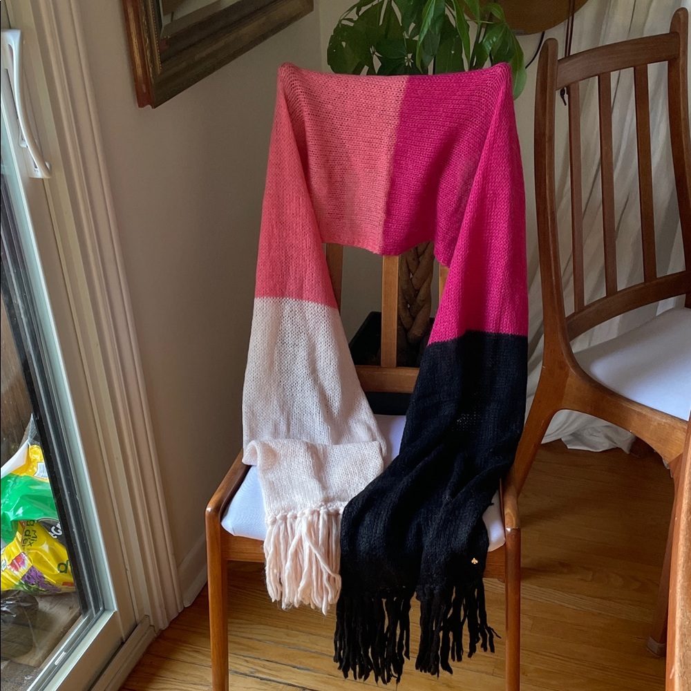 🌸 Kate Spade New York Colorblock Knit Scarf 🌸